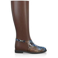 Stiefel mit verstecktem Absatz 13304