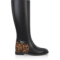 Stiefel mit verstecktem Absatz 13307