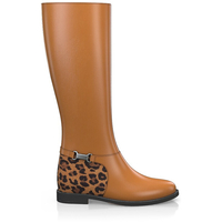 Stiefel mit verstecktem Absatz 13460