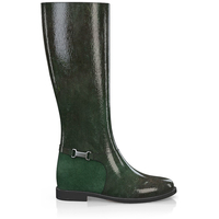 Stiefel mit verstecktem Absatz 13466