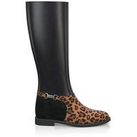 Stiefel mit verstecktem Absatz 13472