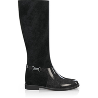 Stiefel mit verstecktem Absatz 13490