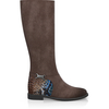 Stiefel mit verstecktem Absatz 13496