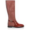 Stiefel mit verstecktem Absatz 13505