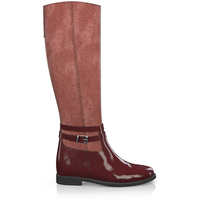 Stiefel mit verstecktem Absatz 13730