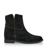 Stiefelette mit Verstecktem Absatz 10613