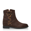 Stiefelette mit Verstecktem Absatz 10619
