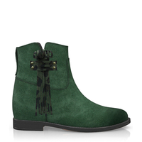 Stiefelette mit Verstecktem Absatz 10625