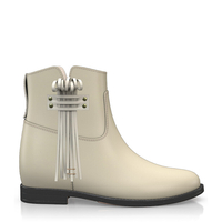 Stiefelette mit Verstecktem Absatz 10628