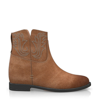 Stiefelette mit Verstecktem Absatz 11468