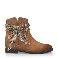 Stiefelette mit Verstecktem Absatz 11471