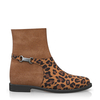 Stiefelette mit Verstecktem Absatz 11501