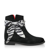Stiefelette mit Verstecktem Absatz 11786