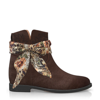 Stiefelette mit Verstecktem Absatz 11789