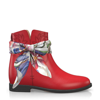 Stiefelette mit Verstecktem Absatz 11792