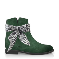 Stiefelette mit Verstecktem Absatz 14723