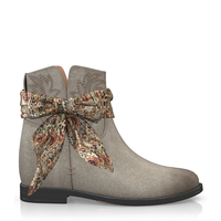 Stiefelette mit Verstecktem Absatz 14726