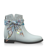 Stiefelette mit Verstecktem Absatz 14732