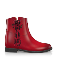 Stiefelette mit Verstecktem Absatz 16250