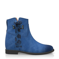 Stiefelette mit Verstecktem Absatz 16253