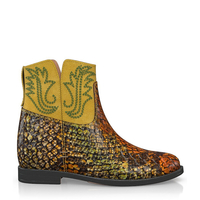 Stiefelette mit Verstecktem Absatz 16259
