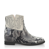 Stiefelette mit Verstecktem Absatz 16268