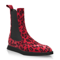 Stiefeletten mit bunter Sohle 13028