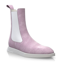 Stiefeletten mit bunter Sohle 13058