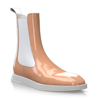 Stiefeletten mit bunter Sohle 14078