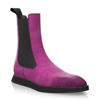 Stiefeletten mit bunter Sohle 14099