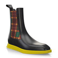 Stiefeletten mit bunter Sohle 14138