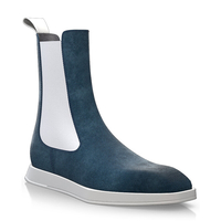 Stiefeletten mit bunter Sohle 14144