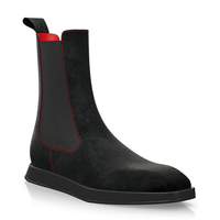 Stiefeletten mit bunter Sohle 14186