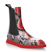 Stiefeletten mit bunter Sohle 14210