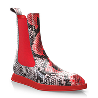 Stiefeletten mit bunter Sohle 16304