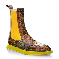 Stiefeletten mit bunter Sohle 16305