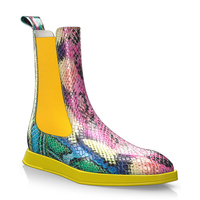 Stiefeletten mit bunter Sohle 16893