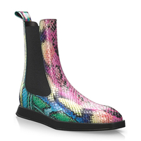 Stiefeletten mit bunter Sohle 19210