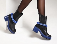 Stiefeletten mit bunter Sohle 26458