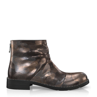 Stiefeletten mit Falten-Optic 5809
