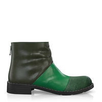 Stiefeletten mit Falten-Optic 7689
