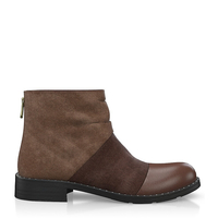 Stiefeletten mit Falten-Optic 7692