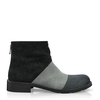 Stiefeletten mit Falten-Optic 7693