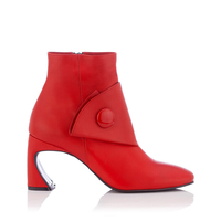 Stiefeletten mit geformtem Absatz Ligia - Rot