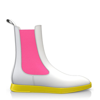 Stiefeletten mit quadratischer Spitze für Frauen 13049