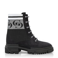 Stiefeletten mit robuster Sohle 11810