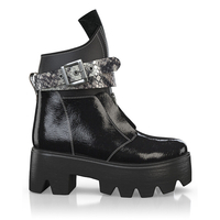 Stiefeletten mit robuster Sohle 11819