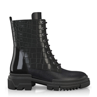 Stiefeletten mit robuster Sohle 12866