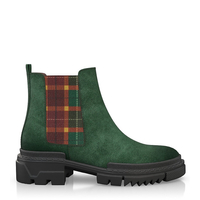 Stiefeletten mit robuster Sohle 12884