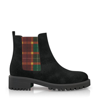 Stiefeletten mit robuster Sohle 12914